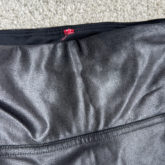 *like new* SPANXshape Faux Leather Leggings - Picture 2 of 4
